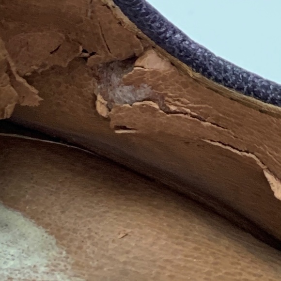 LUCKY BRAND Tassel Canvas Leather Flats Shoes 7.5 - Picture 13 of 16